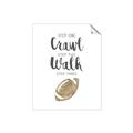 Picture of Crawl Walk Football _GroupedProduct_Rectangle_Portrait_Mini_ _GroupedProduct_Rectangle_Portrait_Unframed_Print_Only_