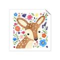 Picture of In the Garden Deer _GroupedProduct_Square_Mini_ _GroupedProduct_Square_Unframed_Print_Only_