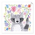 Picture of In the Garden Raccoon _GroupedProduct_Square_Mini_ _GroupedProduct_Square_Unframed_Print_Only_
