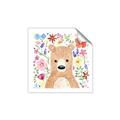 Picture of In the Garden Bear _GroupedProduct_Square_Mini_ _GroupedProduct_Square_Unframed_Print_Only_