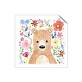 Picture of In the Garden Bear _GroupedProduct_Square_Mini_ _GroupedProduct_Square_Unframed_Print_Only_