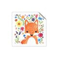 Picture of In the Garden Fox _GroupedProduct_Square_Mini_ _GroupedProduct_Square_Unframed_Print_Only_