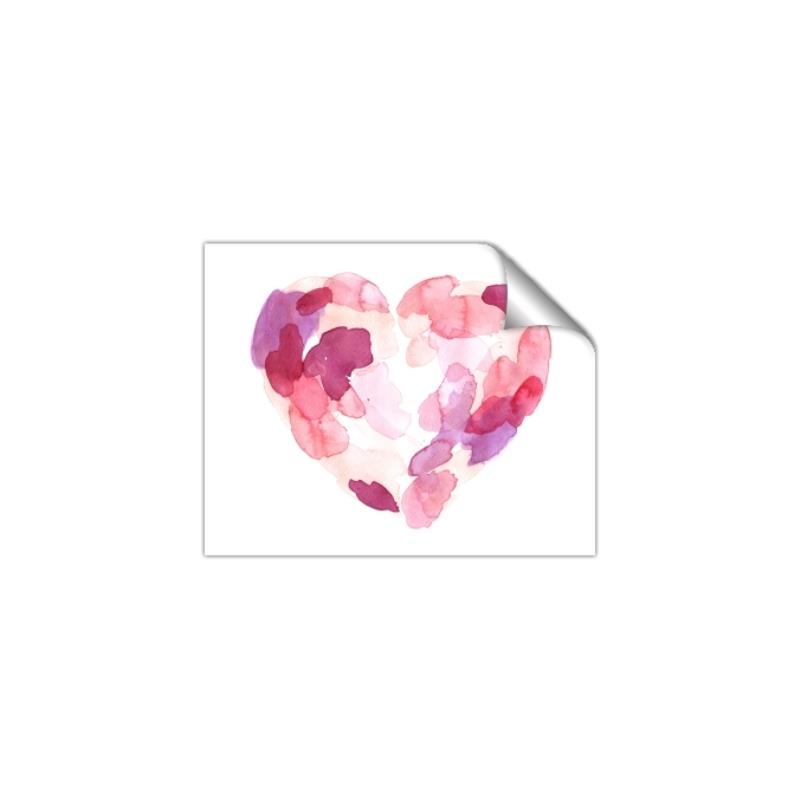 Picture of Colored Heart _GroupedProduct_Rectangle_Landscape_Mini_ _GroupedProduct_Rectangle_Landscape_Unframed_Print_Only_