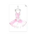 Picture of Ballerina Dress I _GroupedProduct_Rectangle_Portrait_Mini_ _GroupedProduct_Rectangle_Portrait_Unframed_Print_Only_