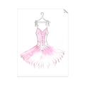Picture of Ballerina Dress I _GroupedProduct_Rectangle_Portrait_Mini_ _GroupedProduct_Rectangle_Portrait_Unframed_Print_Only_