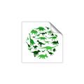 Picture of Dino Party Green  _GroupedProduct_Square_Mini_ _GroupedProduct_Square_Unframed_Print_Only_