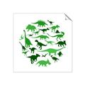 Picture of Dino Party Green  _GroupedProduct_Square_Mini_ _GroupedProduct_Square_Unframed_Print_Only_