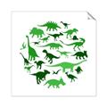 Picture of Dino Party Green  _GroupedProduct_Square_Mini_ _GroupedProduct_Square_Unframed_Print_Only_