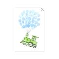Picture of Balloon Train  _GroupedProduct_Rectangle_Portrait_Mini_ _GroupedProduct_Rectangle_Portrait_Unframed_Print_Only_