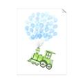 Picture of Balloon Train  _GroupedProduct_Rectangle_Portrait_Mini_ _GroupedProduct_Rectangle_Portrait_Unframed_Print_Only_
