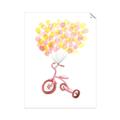 Picture of Balloon Bicycle _GroupedProduct_Rectangle_Portrait_Mini_ _GroupedProduct_Rectangle_Portrait_Unframed_Print_Only_