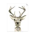 Picture of Baby Deer with Short Tie _GroupedProduct_Rectangle_Portrait_Mini_ _GroupedProduct_Rectangle_Portrait_Unframed_Print_Only_