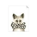 Picture of Baby Fox with Bow Tie _GroupedProduct_Rectangle_Portrait_Mini_ _GroupedProduct_Rectangle_Portrait_Unframed_Print_Only_