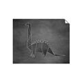 Picture of Geo Dino II Black  _GroupedProduct_Rectangle_Landscape_Mini_ _GroupedProduct_Rectangle_Landscape_Unframed_Print_Only_