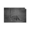 Picture of Geo Dino II Black  _GroupedProduct_Rectangle_Landscape_Mini_ _GroupedProduct_Rectangle_Landscape_Unframed_Print_Only_