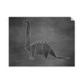 Picture of Geo Dino II Black  _GroupedProduct_Rectangle_Landscape_Mini_ _GroupedProduct_Rectangle_Landscape_Unframed_Print_Only_