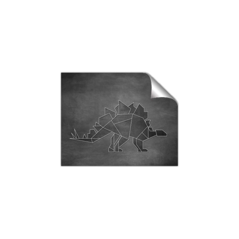 Picture of Geo Dino I Black  _GroupedProduct_Rectangle_Landscape_Mini_ _GroupedProduct_Rectangle_Landscape_Unframed_Print_Only_