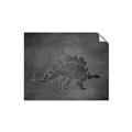 Picture of Geo Dino I Black  _GroupedProduct_Rectangle_Landscape_Mini_ _GroupedProduct_Rectangle_Landscape_Unframed_Print_Only_