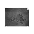 Picture of Geo Dino I Black  _GroupedProduct_Rectangle_Landscape_Mini_ _GroupedProduct_Rectangle_Landscape_Unframed_Print_Only_