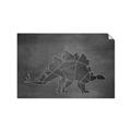 Picture of Geo Dino I Black  _GroupedProduct_Rectangle_Landscape_Mini_ _GroupedProduct_Rectangle_Landscape_Unframed_Print_Only_