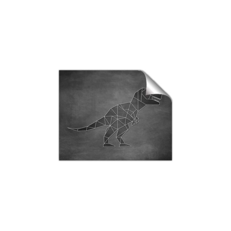 Picture of Geo Dino IV Black  _GroupedProduct_Rectangle_Landscape_Mini_ _GroupedProduct_Rectangle_Landscape_Unframed_Print_Only_
