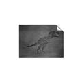 Picture of Geo Dino IV Black  _GroupedProduct_Rectangle_Landscape_Mini_ _GroupedProduct_Rectangle_Landscape_Unframed_Print_Only_
