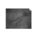 Picture of Geo Dino IV Black  _GroupedProduct_Rectangle_Landscape_Mini_ _GroupedProduct_Rectangle_Landscape_Unframed_Print_Only_