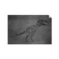 Picture of Geo Dino IV Black  _GroupedProduct_Rectangle_Landscape_Mini_ _GroupedProduct_Rectangle_Landscape_Unframed_Print_Only_
