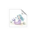 Picture of Blue Hair Mermaid _GroupedProduct_Square_Mini_ _GroupedProduct_Square_Unframed_Print_Only_