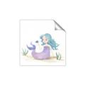 Picture of Blue Hair Mermaid _GroupedProduct_Square_Mini_ _GroupedProduct_Square_Unframed_Print_Only_