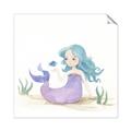 Picture of Blue Hair Mermaid _GroupedProduct_Square_Mini_ _GroupedProduct_Square_Unframed_Print_Only_