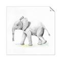 Picture of Jungle Elephant _GroupedProduct_Square_Mini_ _GroupedProduct_Square_Unframed_Print_Only_
