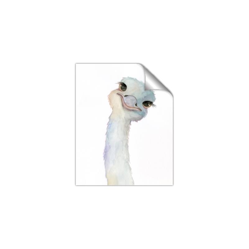 Picture of Ostrich Peekaboo _GroupedProduct_Rectangle_Portrait_Mini_ _GroupedProduct_Rectangle_Portrait_Unframed_Print_Only_