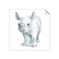 Picture of Tiny Rhino _GroupedProduct_Square_Mini_ _GroupedProduct_Square_Unframed_Print_Only_