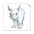 Picture of Tiny Rhino _GroupedProduct_Square_Mini_ _GroupedProduct_Square_Unframed_Print_Only_