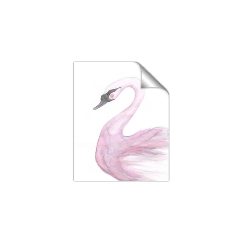 Picture of Pink Swan _GroupedProduct_Rectangle_Portrait_Mini_ _GroupedProduct_Rectangle_Portrait_Unframed_Print_Only_