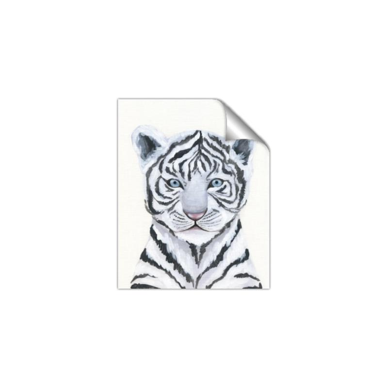 Picture of White Tiger Babe _GroupedProduct_Rectangle_Portrait_Mini_ _GroupedProduct_Rectangle_Portrait_Unframed_Print_Only_