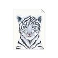Picture of White Tiger Babe _GroupedProduct_Rectangle_Portrait_Mini_ _GroupedProduct_Rectangle_Portrait_Unframed_Print_Only_