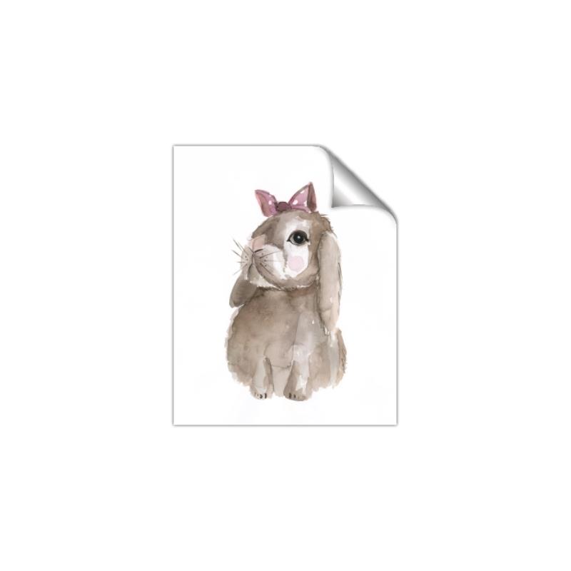 Picture of Bunny Bow _GroupedProduct_Rectangle_Portrait_Mini_ _GroupedProduct_Rectangle_Portrait_Unframed_Print_Only_