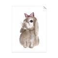 Picture of Bunny Bow _GroupedProduct_Rectangle_Portrait_Mini_ _GroupedProduct_Rectangle_Portrait_Unframed_Print_Only_