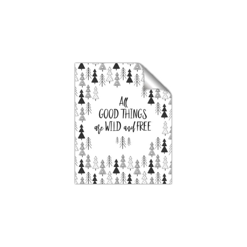 Picture of Good Things are Wild & Free _GroupedProduct_Rectangle_Portrait_Mini_ _GroupedProduct_Rectangle_Portrait_Unframed_Print_Only_