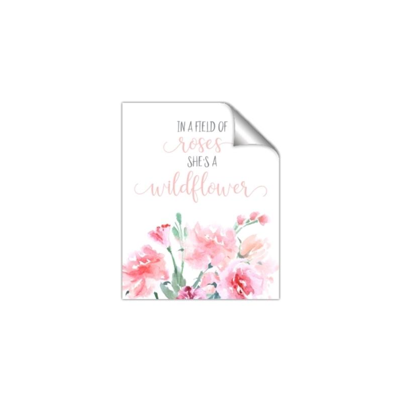 Picture of Be a Wild Flower _GroupedProduct_Rectangle_Portrait_Mini_ _GroupedProduct_Rectangle_Portrait_Unframed_Print_Only_