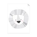 Picture of Gray Lion _GroupedProduct_Rectangle_Portrait_Mini_ _GroupedProduct_Rectangle_Portrait_Unframed_Print_Only_