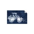 Picture of Tractor Navy I  _GroupedProduct_Rectangle_Landscape_Mini_ _GroupedProduct_Rectangle_Landscape_Unframed_Print_Only_