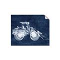 Picture of Tractor Navy I  _GroupedProduct_Rectangle_Landscape_Mini_ _GroupedProduct_Rectangle_Landscape_Unframed_Print_Only_