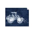 Picture of Tractor Navy I  _GroupedProduct_Rectangle_Landscape_Mini_ _GroupedProduct_Rectangle_Landscape_Unframed_Print_Only_