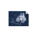 Picture of Tractor Blueprint ll _GroupedProduct_Rectangle_Landscape_Mini_ _GroupedProduct_Rectangle_Landscape_Unframed_Print_Only_