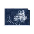 Picture of Tractor Blueprint ll _GroupedProduct_Rectangle_Landscape_Mini_ _GroupedProduct_Rectangle_Landscape_Unframed_Print_Only_