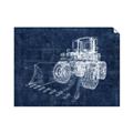 Picture of Tractor Blueprint ll _GroupedProduct_Rectangle_Landscape_Mini_ _GroupedProduct_Rectangle_Landscape_Unframed_Print_Only_
