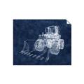 Picture of Tractor Navy II  _GroupedProduct_Rectangle_Landscape_Mini_ _GroupedProduct_Rectangle_Landscape_Unframed_Print_Only_